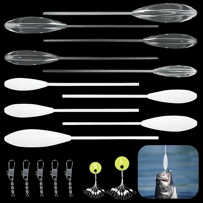 Annyswit 17 Pcs Bombette Peche Truite Set