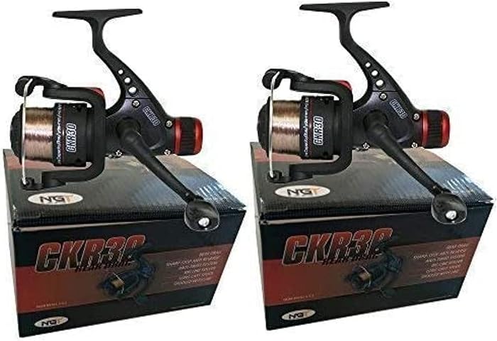 CKR30 Black Fishing Reels with 2.7kg Line for English River Lake Fishing