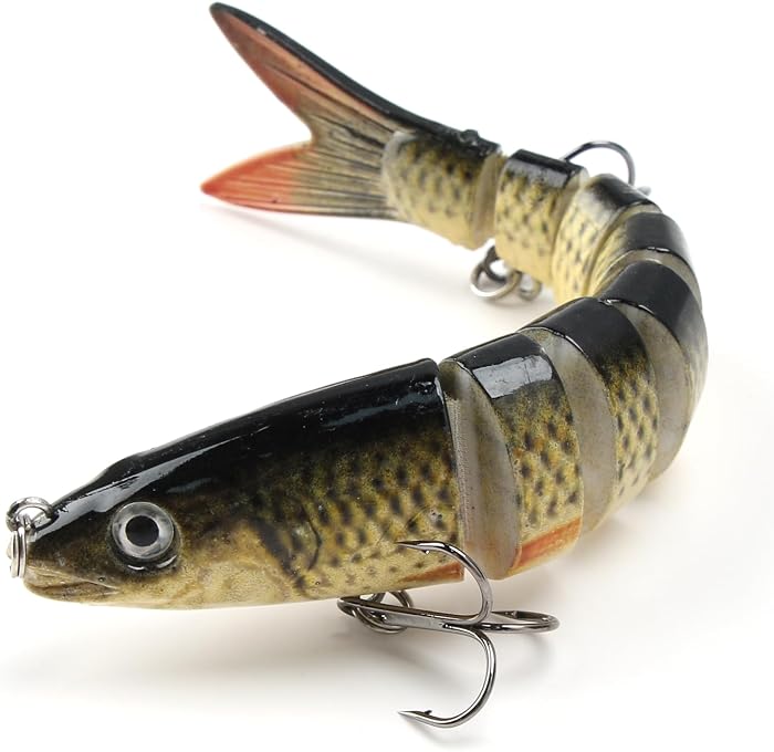 Leurre de pêche bionique multi-articulé
